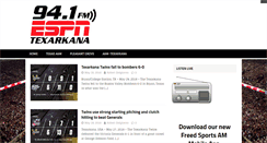 Desktop Screenshot of espntexarkana.com