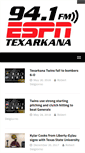 Mobile Screenshot of espntexarkana.com